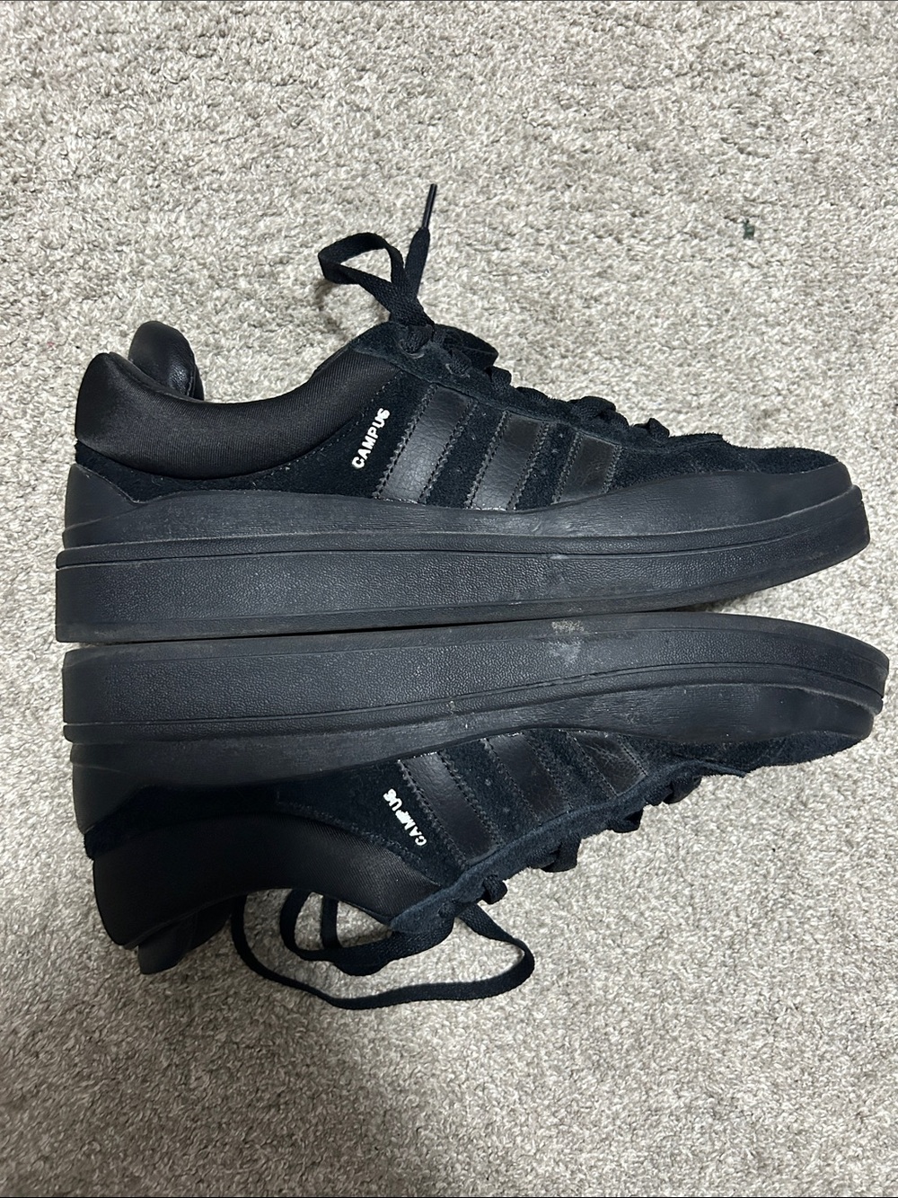 Bad Bunny X Adidas Black Campus Sneakers